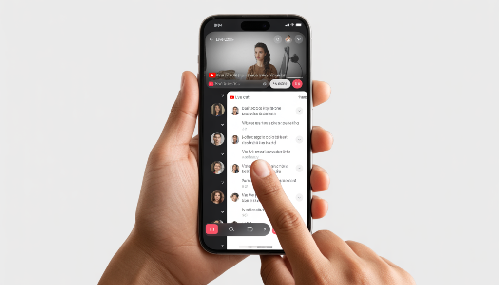 Live Chat on YouTube Mobile