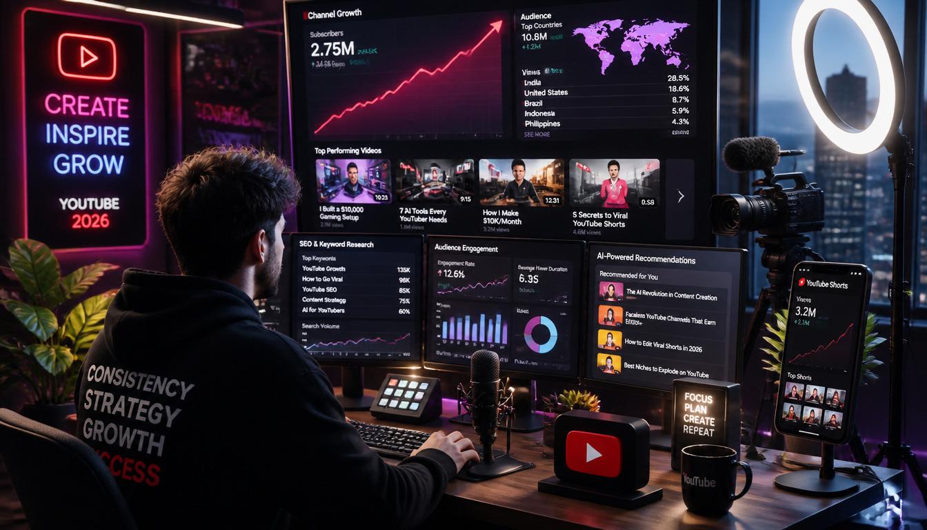 Best YouTube Channel Growth Strategies in 2026