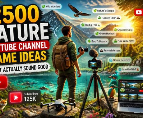 2500 Nature YouTube Channel Name Ideas for 2026