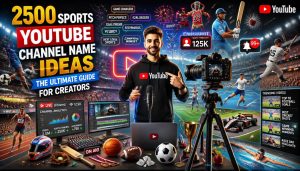 2500 Sports YouTube Channel Name Ideas for Creators