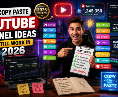 15 Copy Paste YouTube Channel Ideas That Still Work in 2026