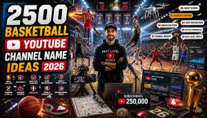 2500 Basketball YouTube Channel Name Ideas 2026