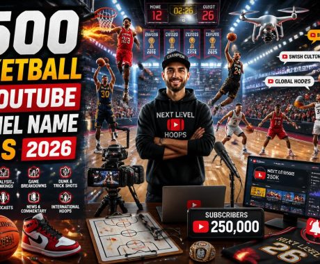 2500 Basketball YouTube Channel Name Ideas 2026