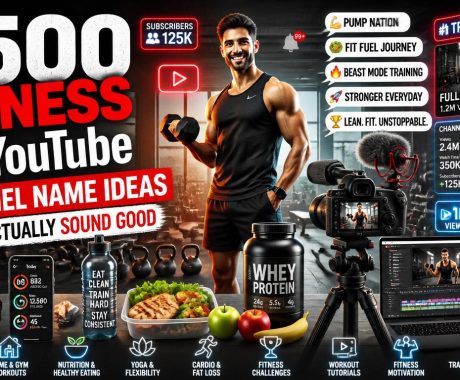 2500 Fitness YouTube Channel Name Ideas