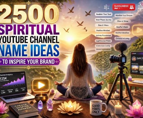 2500 Spiritual YouTube Channel Name Ideas