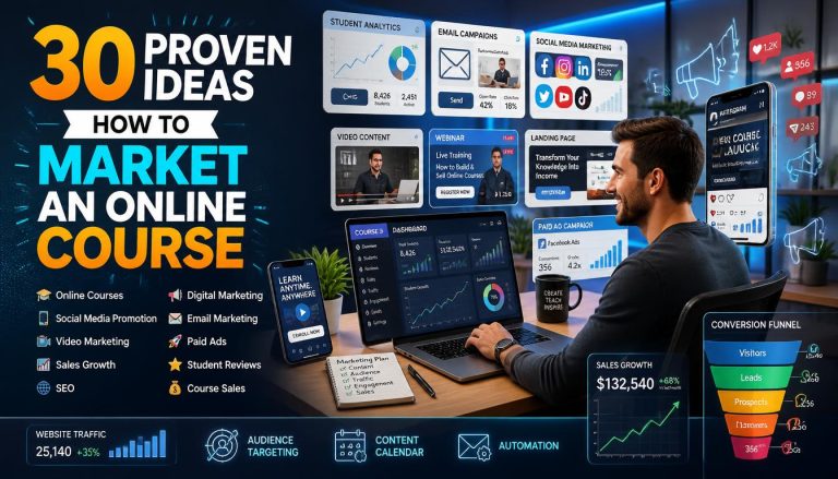 30 Proven Ideas How to Market an Online Course