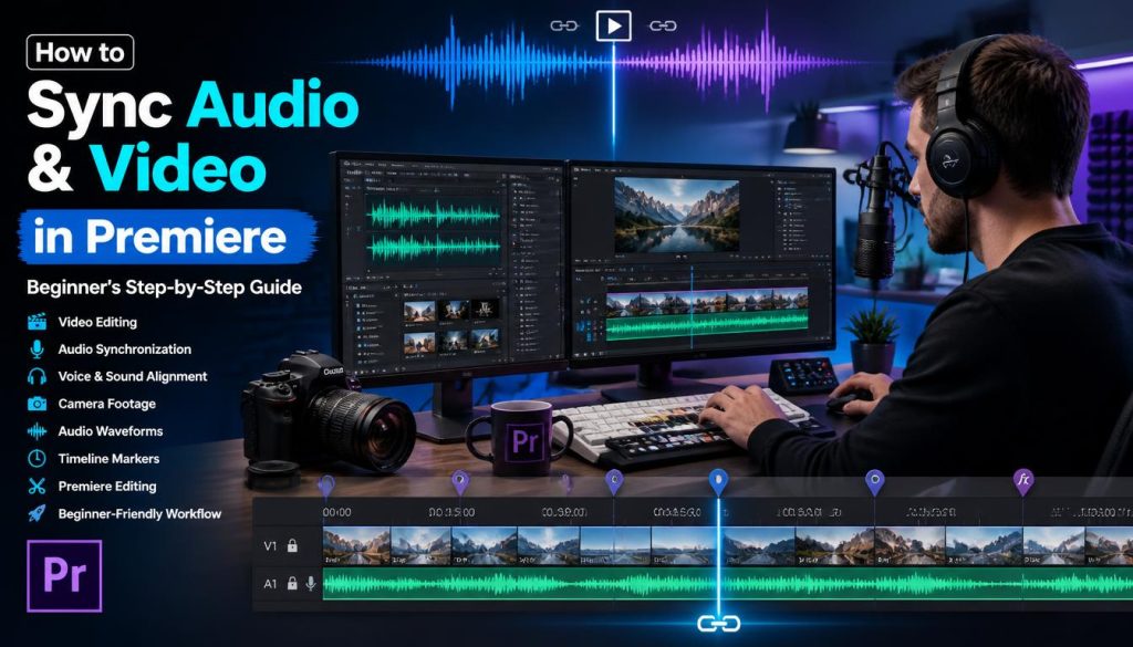 How to Sync Audio and Video in Premiere Pro Easily